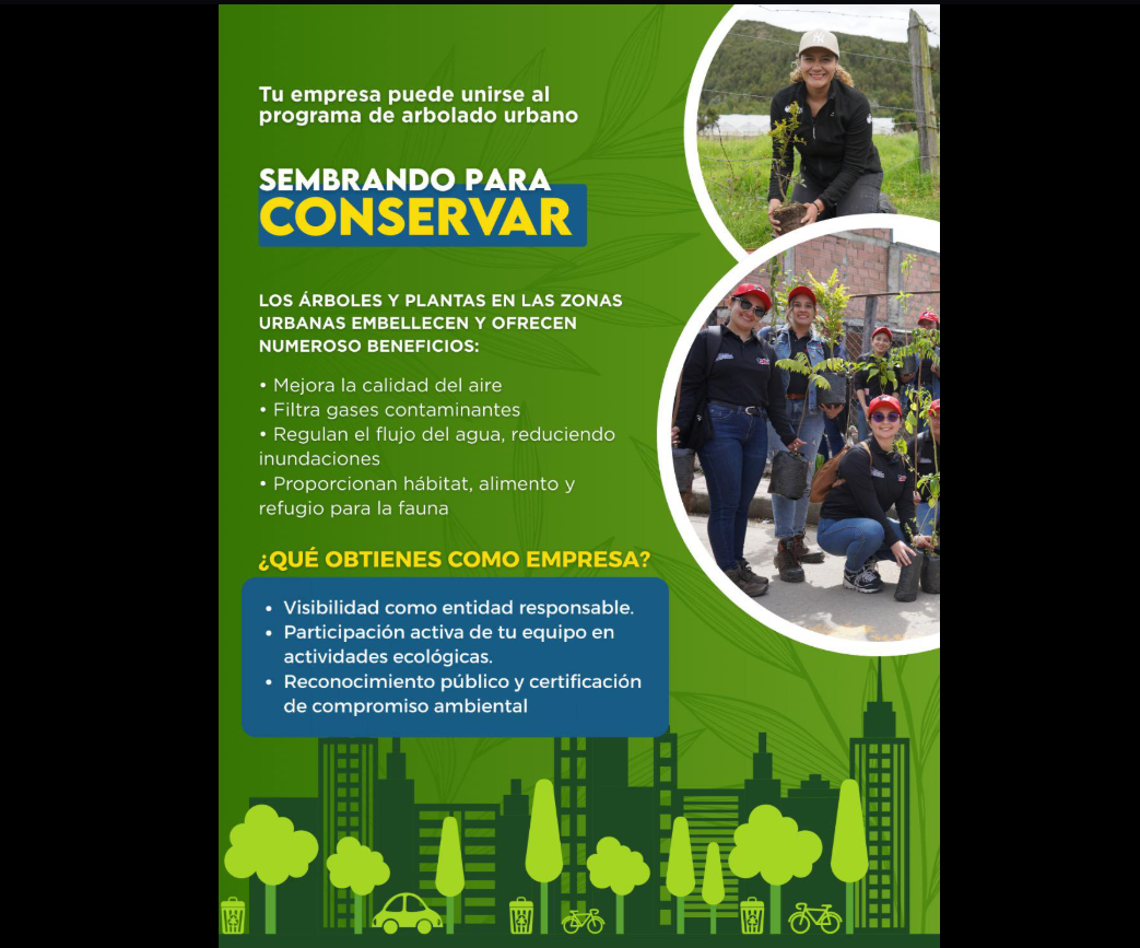 |Tocancipá| invita a empresas a unirse al programa “Sembrando para Conservar”