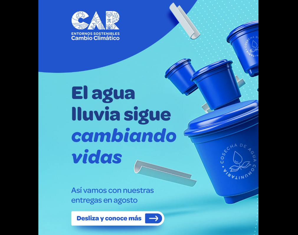 Programa de |recolección de agua| lluvia benefició a seis municipios en |agosto|