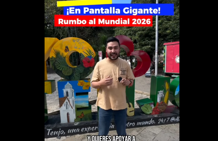 |Tenjo| vivirá la emoción del partido |Colombia| vs. |Bolivia| en pantalla gigante + Video