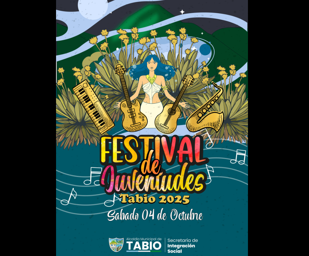 Presentan el afiche oficial del |Festival de Juventudes| |Tabio| 2025