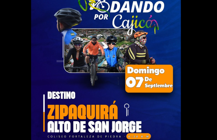 |Cajicá| vivirá nueva |jornada deportiva| con la rodada hacia |Zipaquirá| – |Alto de San Jorge|