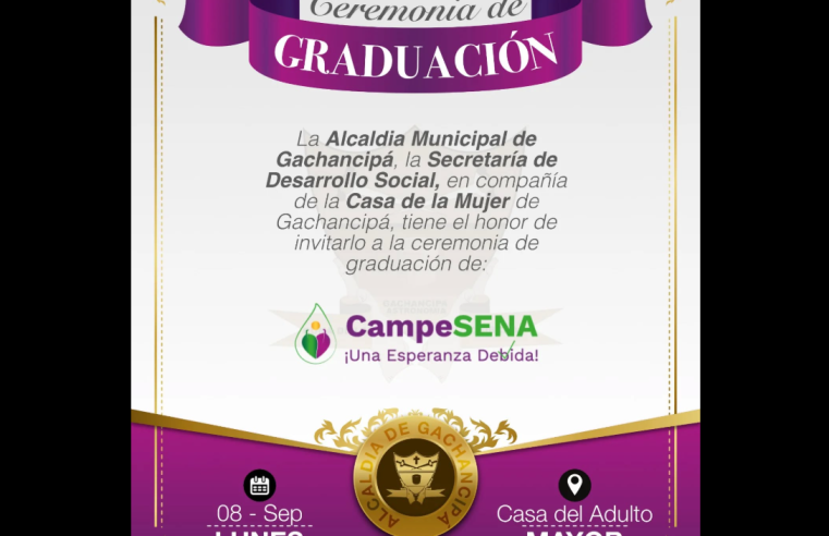 |Gachancipá| realizará la Ceremonia de |Graduación Campesina| 2025 en honor a |mujeres rurales|