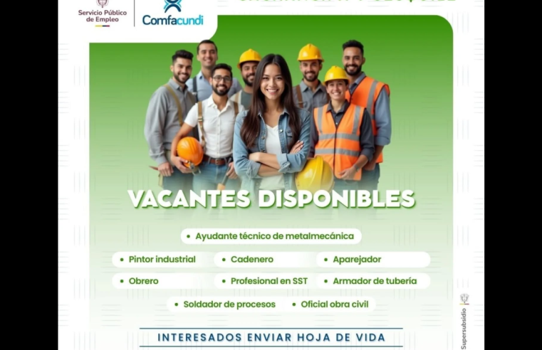 |Gachancipá| difunde convocatoria laboral de |Comfacundi|