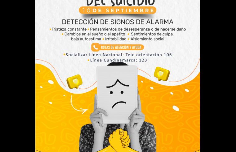 |Nemocón| conmemora el Día Mundial para la |Prevención del Suicidio| 2025