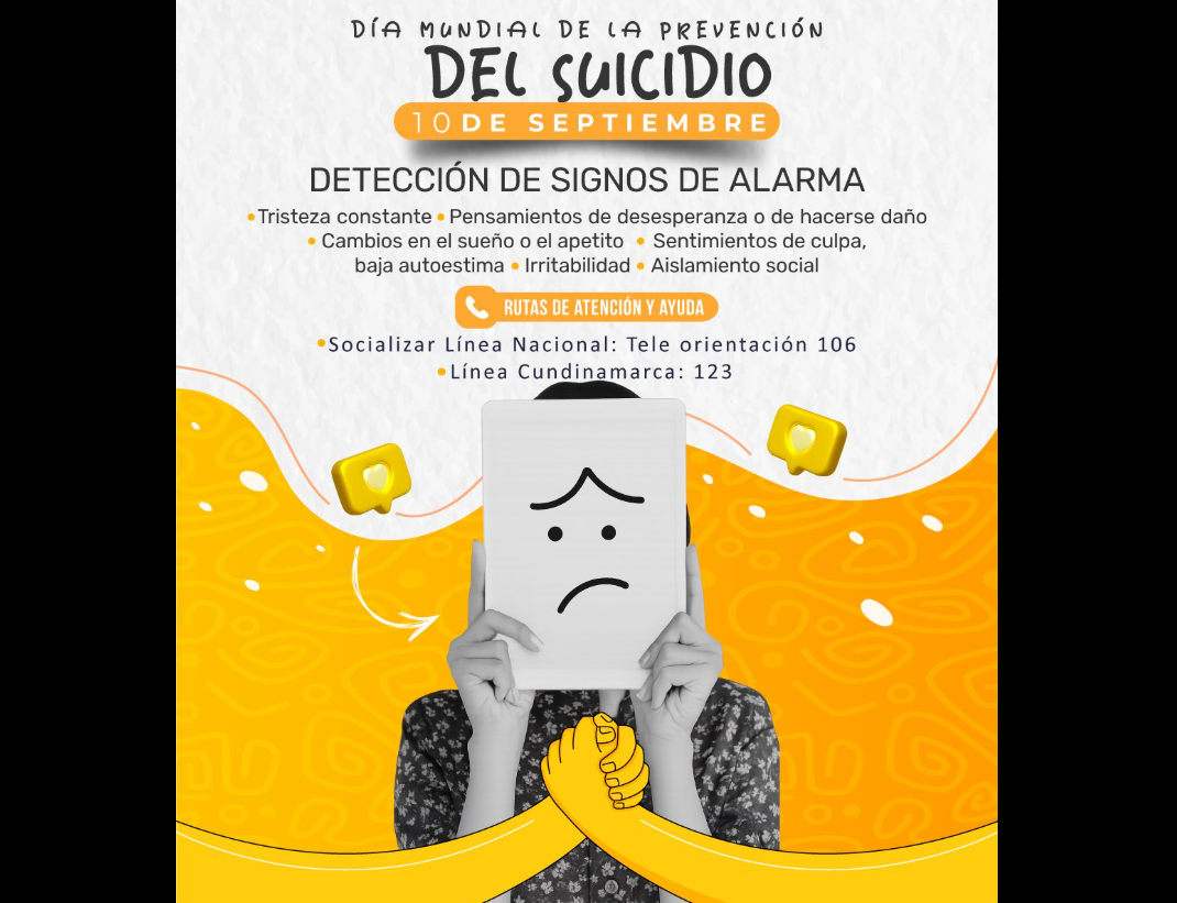 |Nemocón| conmemora el Día Mundial para la |Prevención del Suicidio| 2025
