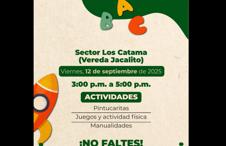 |Ludoteca| Municipal de |Tenjo| llevará una tarde de |juegos| y creatividad a la |vereda Jacalito|