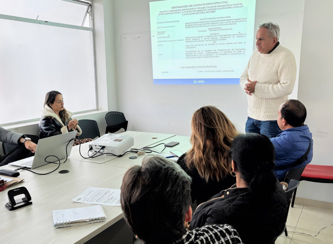 Avanza la socialización del |presupuesto participativo| 2025 en |Cajicá|