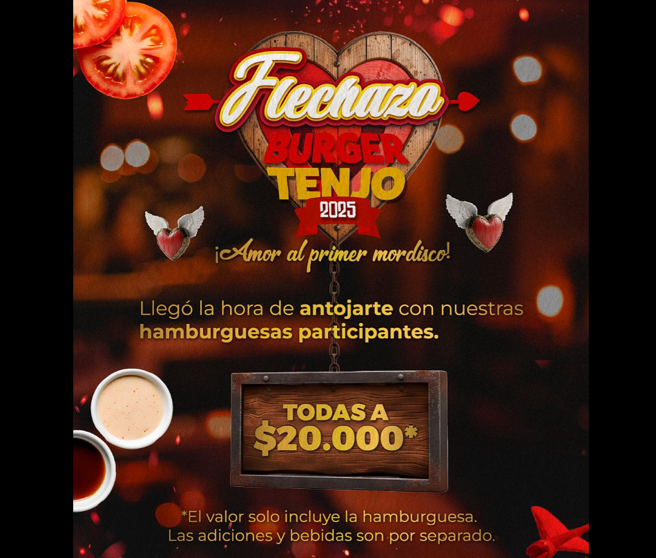|Flechazo Burger| ofrece |hamburguesas| únicas por tiempo limitado en el municipio de |Tenjo|