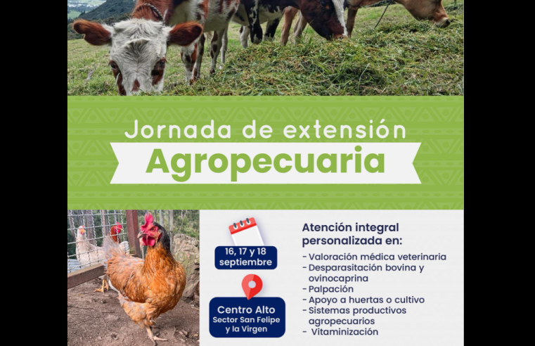 |Sopó| realizará Gran Jornada de Extensión |Agropecuaria|