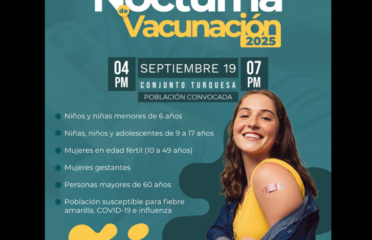 |Nemocón| se suma a la Cuarta Jornada Nacional de |Vacunación| 2025