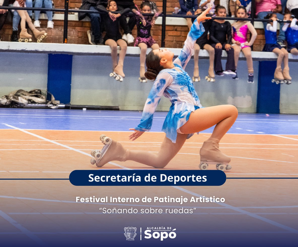 |Sopó| celebró el |Festival Interno de Patinaje| Artístico “Soñando sobre ruedas”