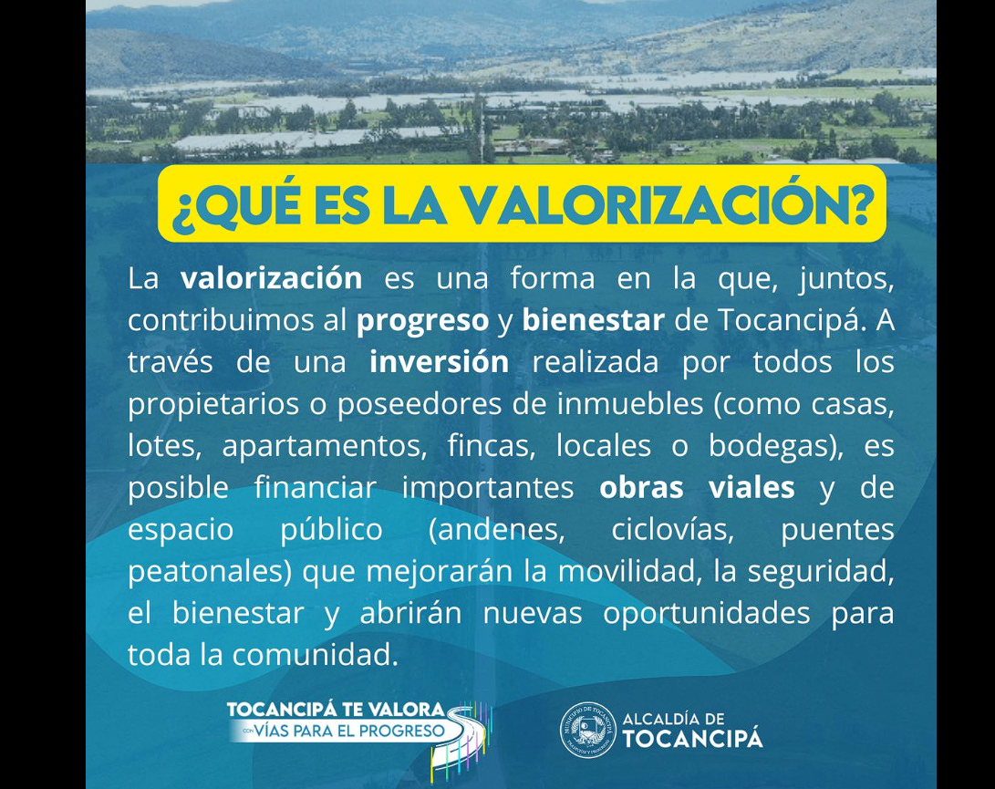 |Tocancipá| invita a la comunidad a informarse sobre el proceso de |valorización|