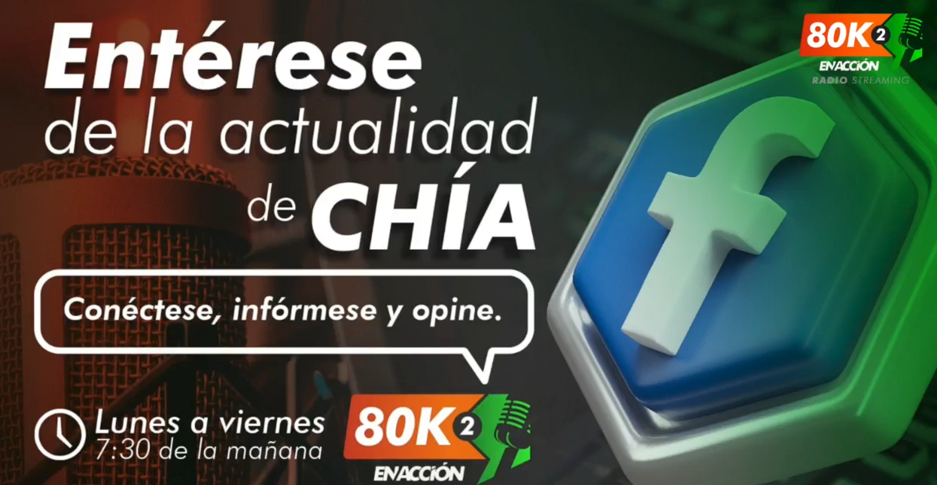 Alcaldía de |Chía| presentó balance de gestión en nueva emisión de |80K2 en Acción| + Video