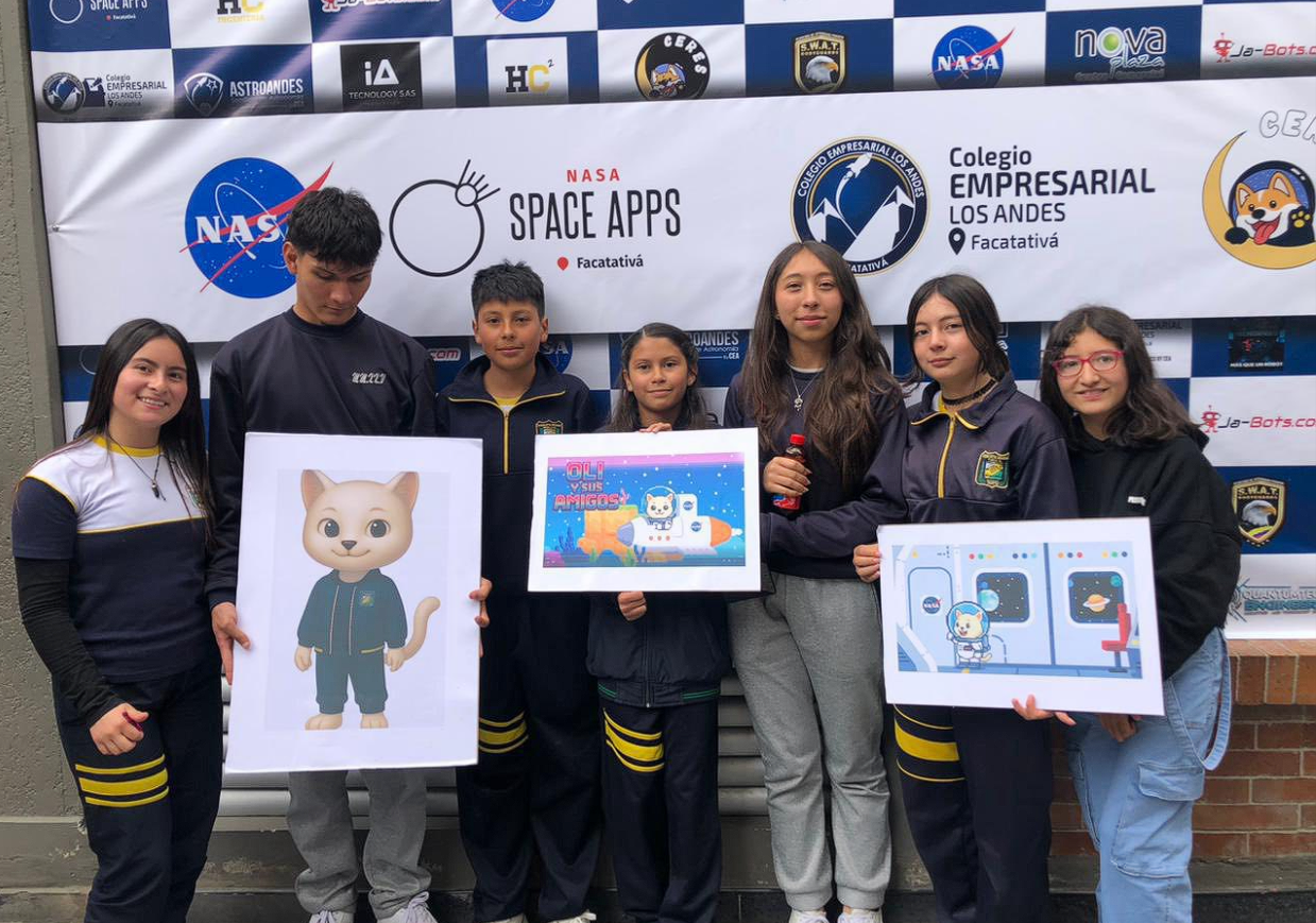 Estudiantes de |Sopó| destacaron en el |NASA Space Apps Challenge| 2025