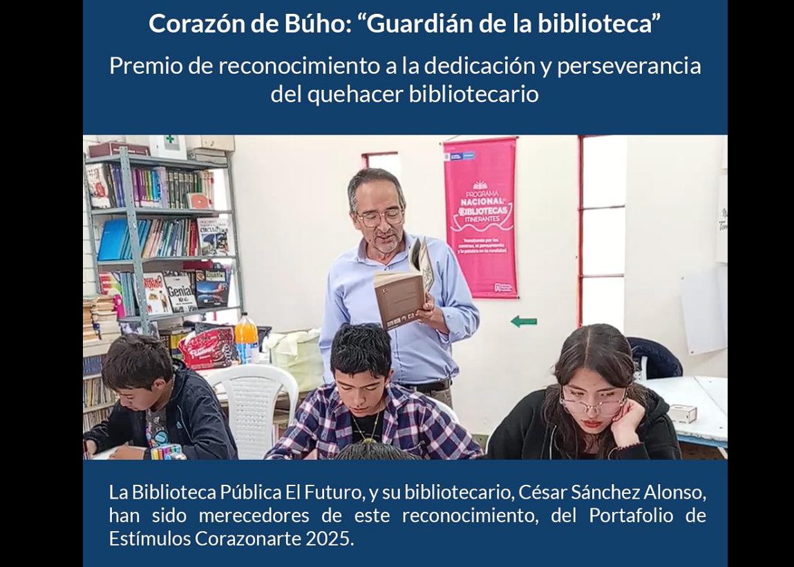 |Biblioteca| El Futuro de |Nemocón| recibe el premio |Corazonarte 2025|