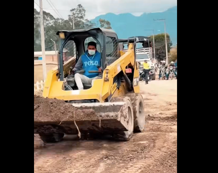 Avanza en un 70% la construcción de la |vía Pasoancho| + Video
