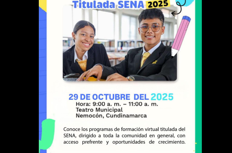 |Nemocón| promueve la formación técnica con jornada informativa del |SENA 2025|