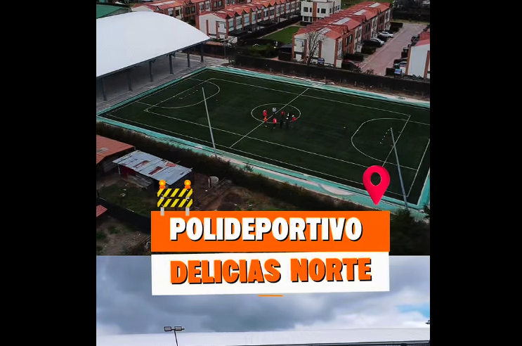 |Polideportivo Delicias Norte| alcanza un 85 % de avance y se perfila como un referente deportivo en |Chía| + Video