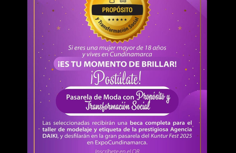 |Cundinamarca| lanza convocatoria para |mujeres| interesadas en formarse en |arte| y |moda|