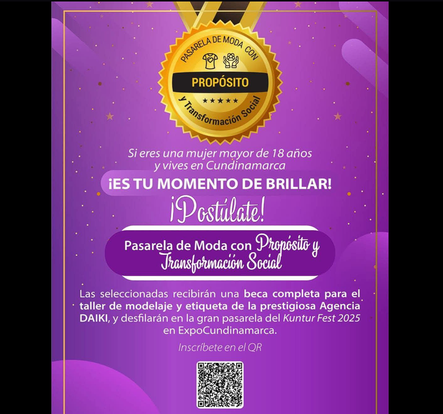 |Cundinamarca| lanza convocatoria para |mujeres| interesadas en formarse en |arte| y |moda|