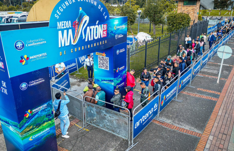 |Cundinamarca| da inicio a la |Media Maratón| 2025 con la entrega oficial de kits a más de 10.000 atletas