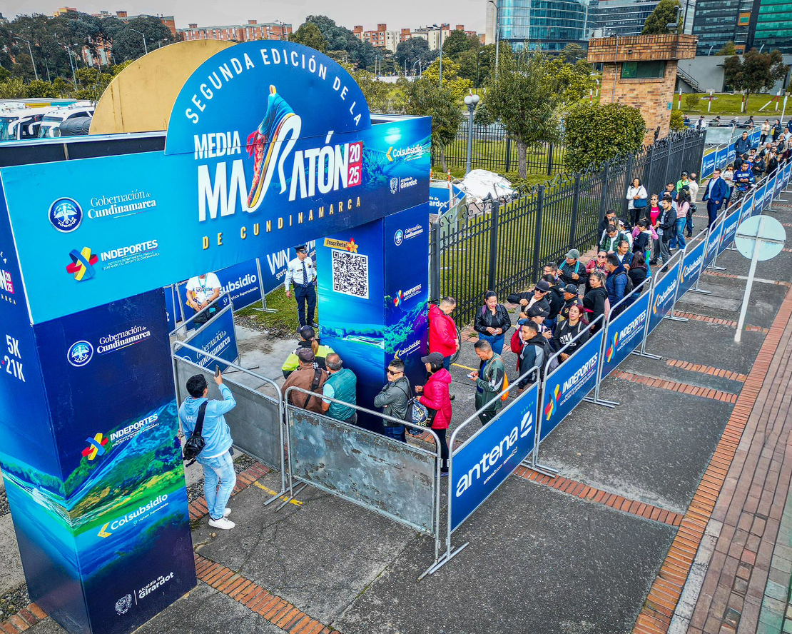 |Cundinamarca| da inicio a la |Media Maratón| 2025 con la entrega oficial de kits a más de 10.000 atletas