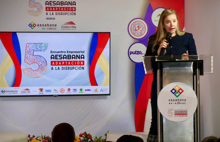 Alcalde de |Chía| resalta la alianza público-privada en el 5° |Encuentro Empresarial AESABANA|