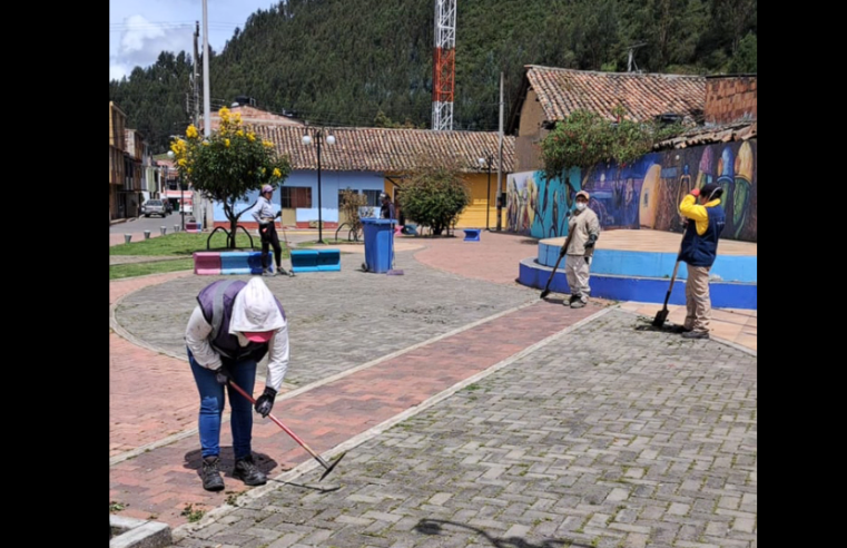 |Nemocón| impulsa jornadas de limpieza y recuperación de |espacios públicos| + Video