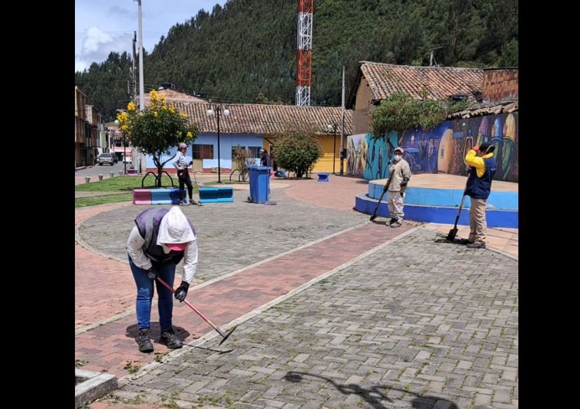 |Nemocón| impulsa jornadas de limpieza y recuperación de |espacios públicos| + Video