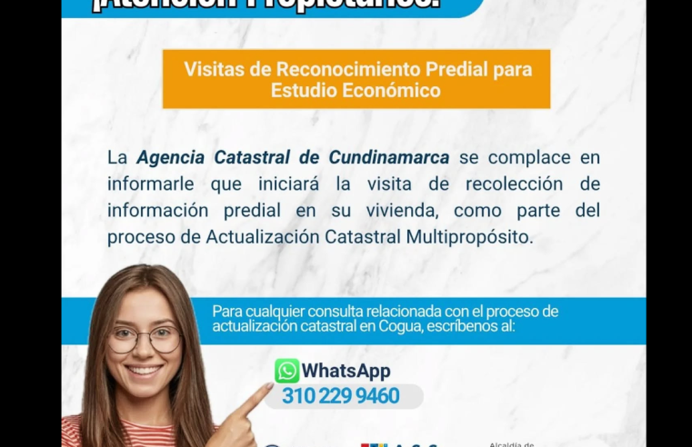La Administración de |Cogua| visitará diferentes predios del |municipio|