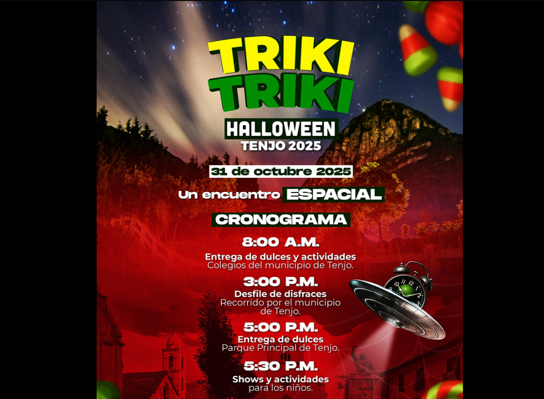 |Tenjo| celebrará un |Halloween| fuera de este mundo con actividades para toda la familia