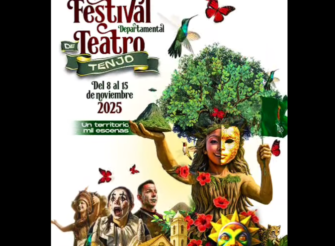 |Tenjo| se prepara para recibir a |Herencia de Timbiquí| en el XXVII |Festival Departamental de Teatro| 2025 + Video