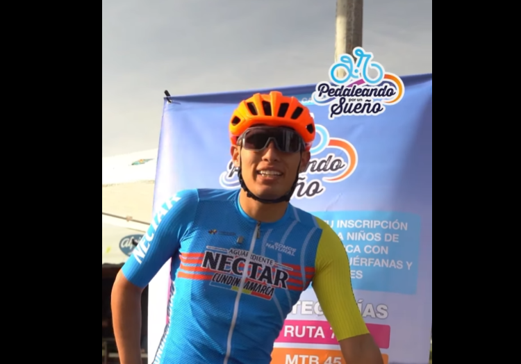 El ciclista |Juan Forero| se une a la carrera “Pedaleando por un Sueño” + Video
