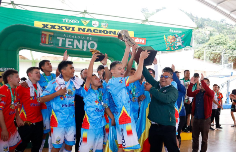 |Tenjo| fue sede de la gran final del XXXVI Nacional de |Fútbol de Salón| Masculino |Sub-17|