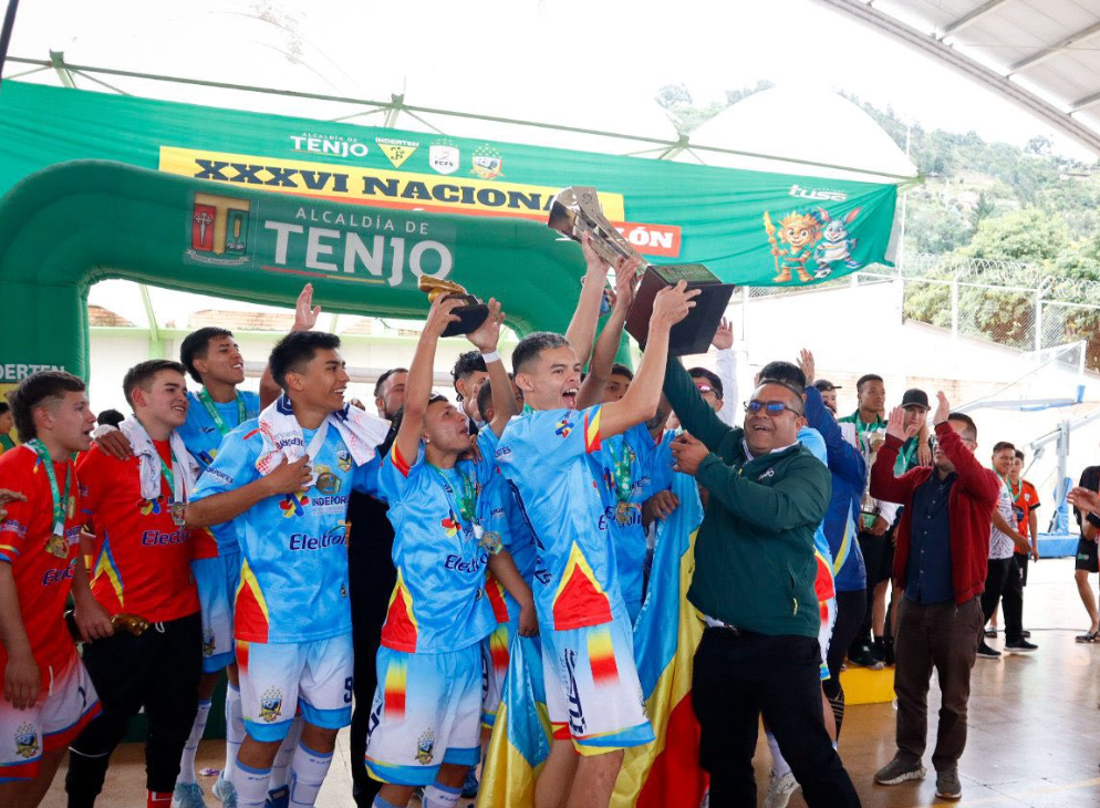 |Tenjo| fue sede de la gran final del XXXVI Nacional de |Fútbol de Salón| Masculino |Sub-17|