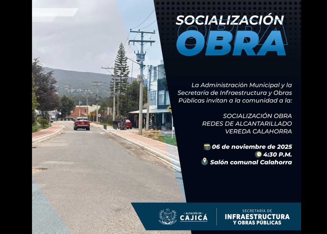 Socialización del |proyecto de alcantarillado| en la |vereda Calahorra|