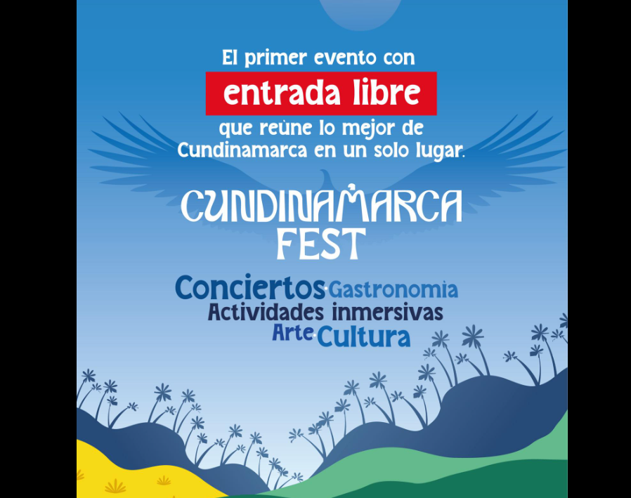 |Cundinamarca| llega al |Parque Simón Bolívar| con una gran fiesta de sabor, arte y música