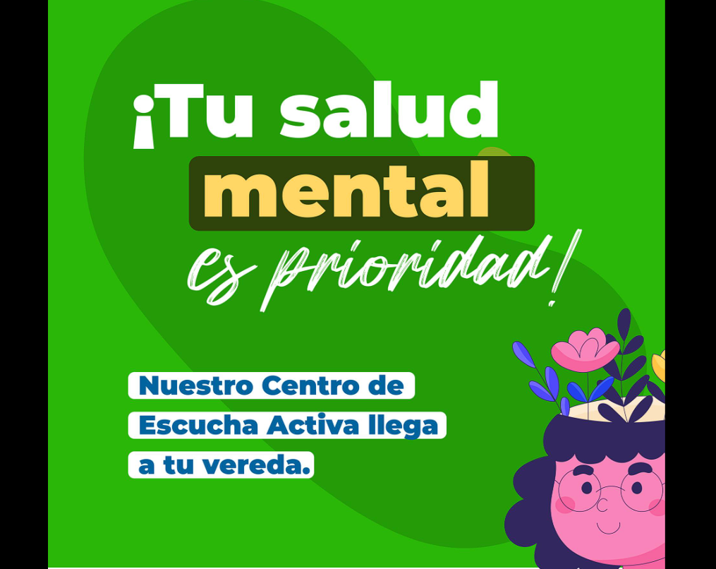 Centro de Escucha Activa llega a las veredas de |Cogua| para promover la |salud mental|