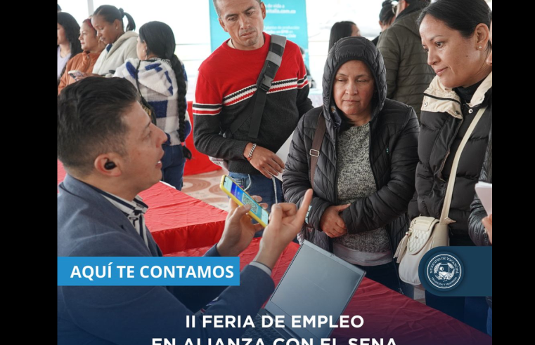 Más de 300 personas participaron en la II |Feria de Empleo| 2025 en |Tocancipá|