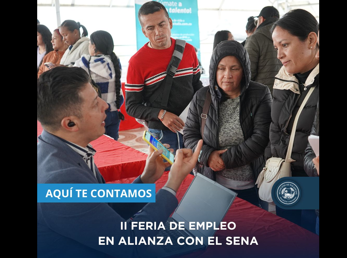 Más de 300 personas participaron en la II |Feria de Empleo| 2025 en |Tocancipá|