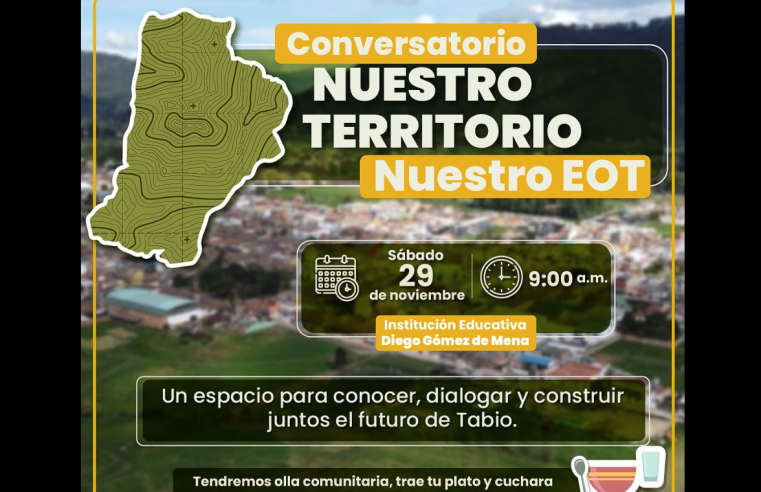 Conversatorio sobre el |futuro territorial| de |Tabio|