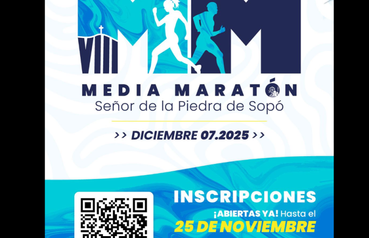 |Sopó| se alista para la |VIII Media Maratón| “Señor de la Piedra de Sopó”