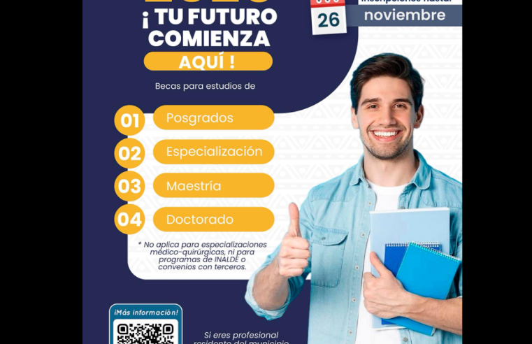 Convocatoria de |becas| de |posgrado| para residentes de |Sopó| en alianza con la |Universidad de La Sabana|