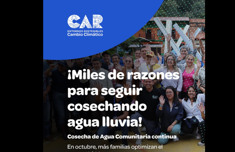 |Cundinamarca| avanza en la entrega de kits para cosecha de |agua lluvia|