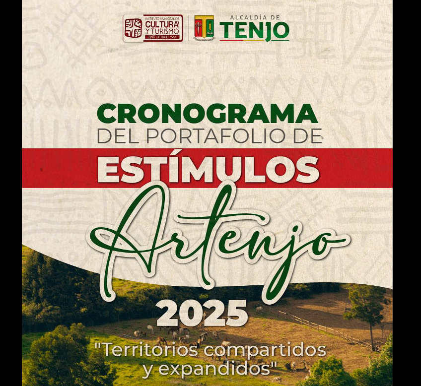|Tenjo| presenta el cronograma del |Portafolio de Estímulos| Artenjo 2025