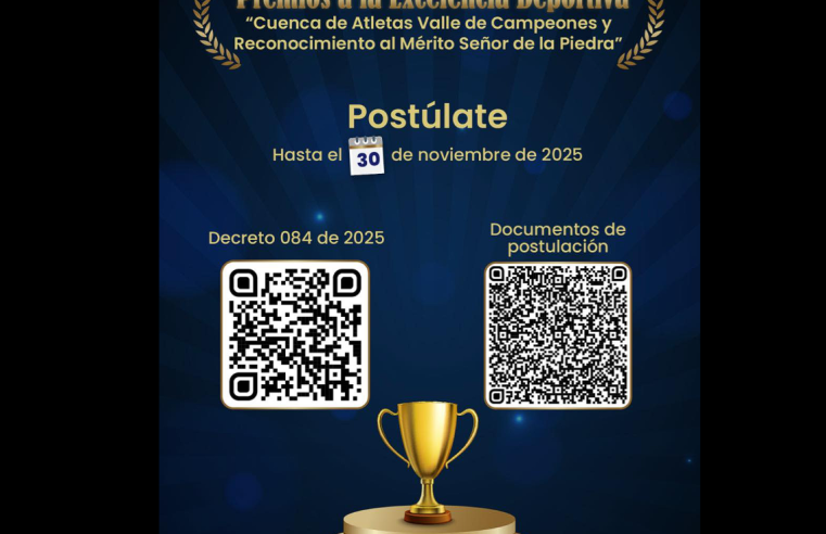 Premios a la |Excelencia Deportiva| abren inscripciones en |Sopó|