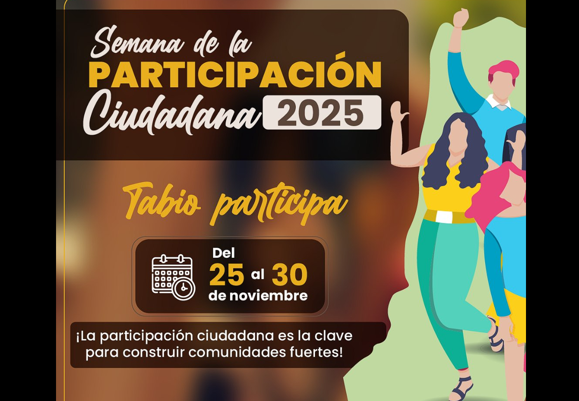|Tabio| da inicio a la Semana de la |Participación Ciudadana|