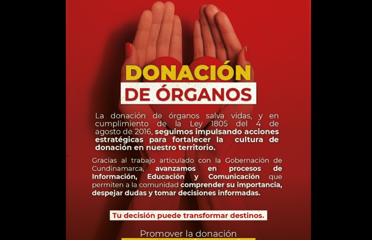 |Tenjo| impulsa una cultura de donación responsable y solidaria