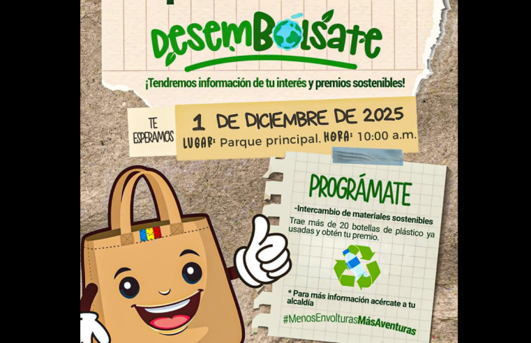 |Nemocón| Invita a la Comunidad a Participar en la |Jornada Ambiental| DesemBólsate 2025