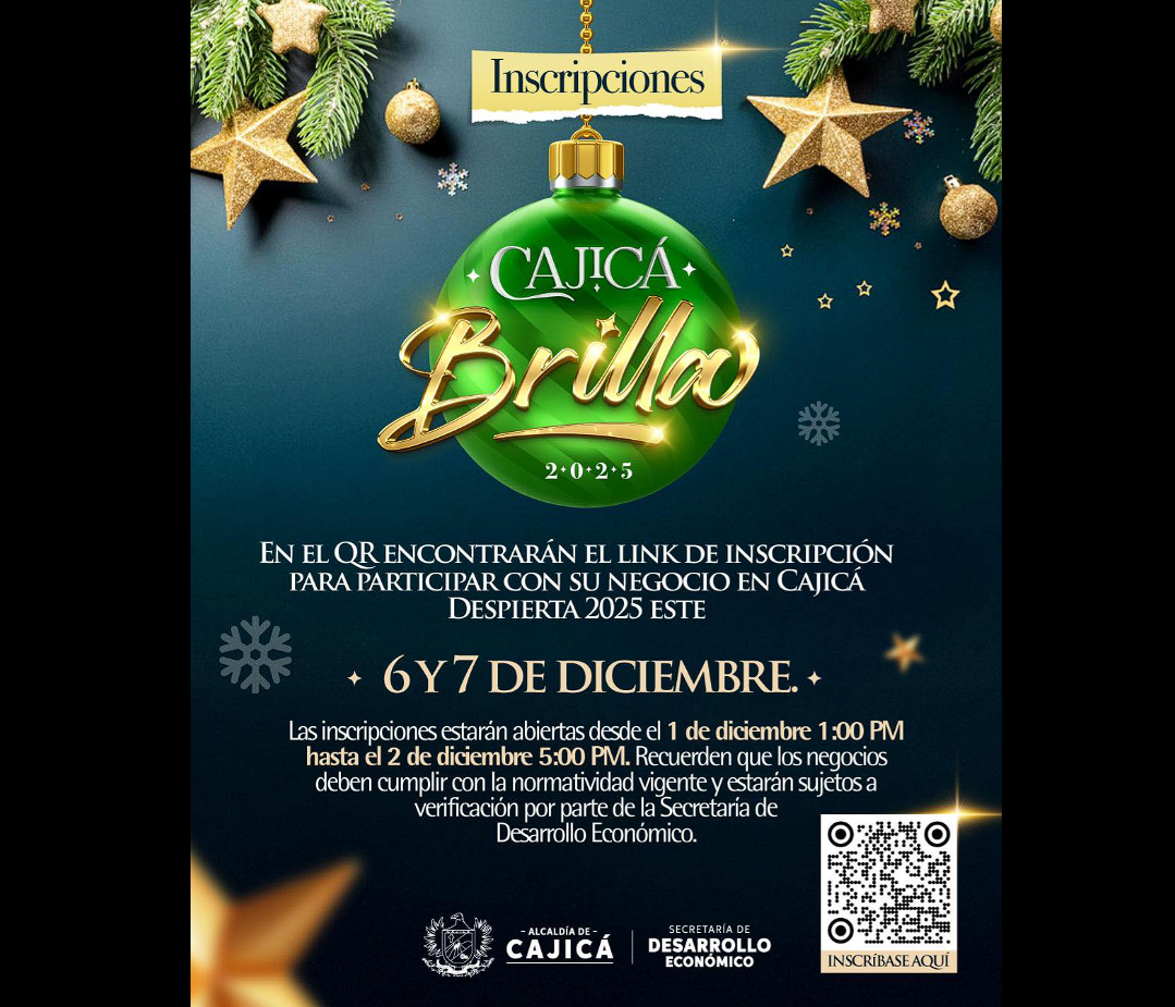 Verificación para negocios inscritos en “|Cajicá| Despierta 2025”